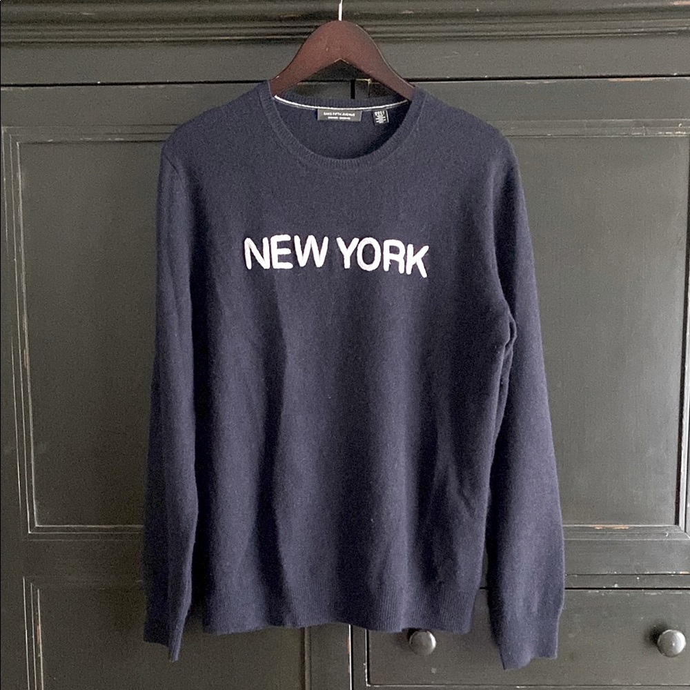 SFA ‘NEW YORK’ sweater in dark navy blue